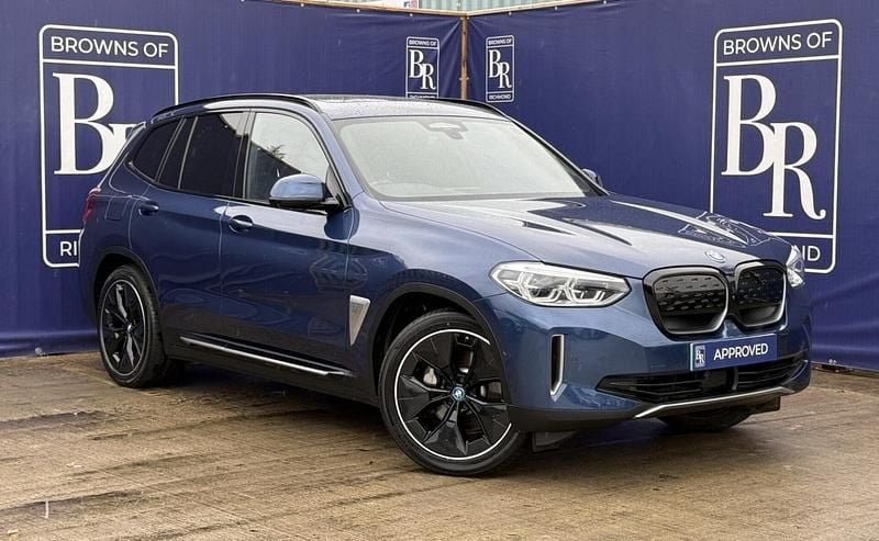 Blue Used 2021 BMW iX3 Performance SUV | £22,949 (Good price) - Image 1/3