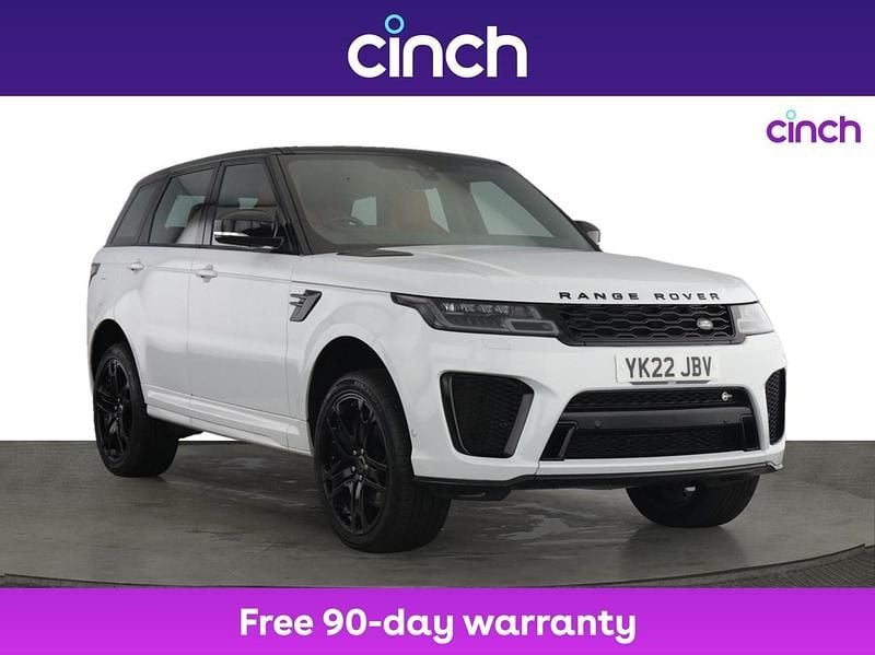 White Used 2022 Land Rover Range Rover Sport SVR SUV | £54,999 (Good price) - Image 1/3