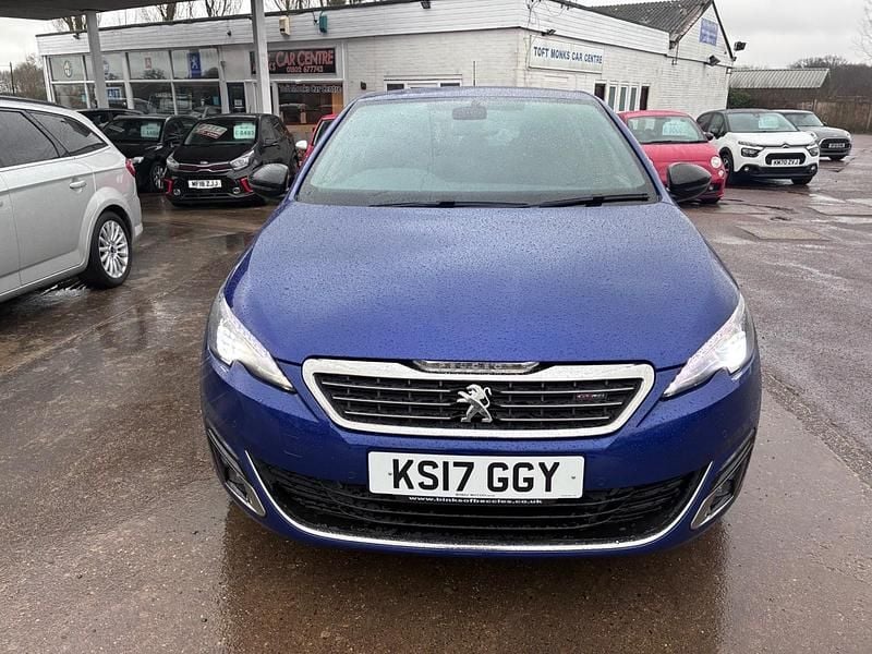Used Peugeot 308 GT-line 2017 Blue Hatchback