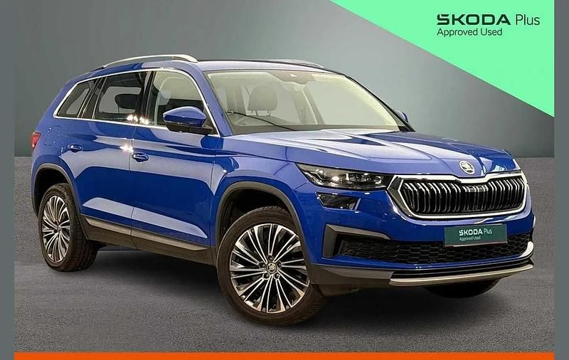 Used Skoda Kodiaq SE L Executive 150 HP (110 kW) 2023 Energy blue SUV