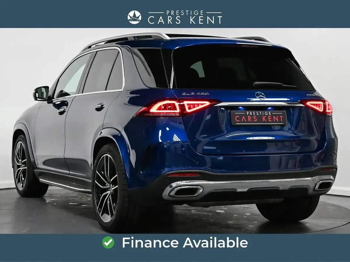 Used Mercedes GLE450 AMG AMG line 367 HP (269 kW) 2020 Blue SUV