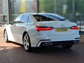 Used Audi A6 S-Line 204 HP (150 kW) 2021 White Sedan
