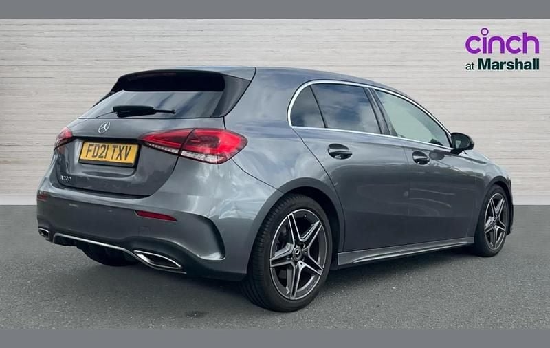 Used Mercedes A200 AMG line 161 HP (118 kW) 2021 Grey Hatchback