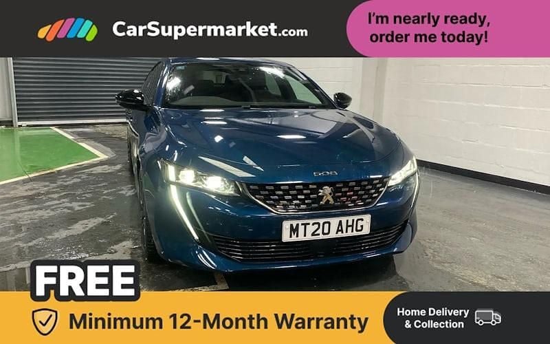 Used Peugeot 508 GT-line 131 HP (96 kW) 2020 Blue Hatchback