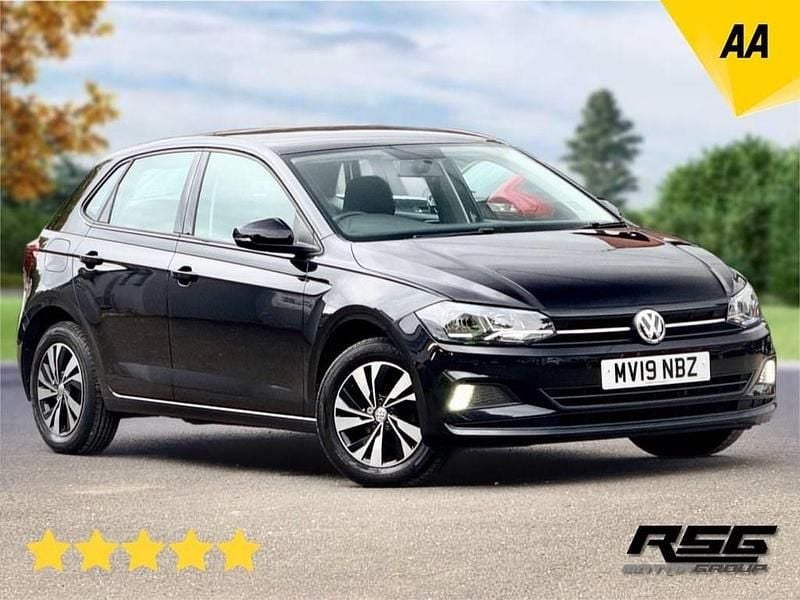 Black Used 2019 VW Polo SE Hatchback | £9,250 (Fair price) - Image 1/3