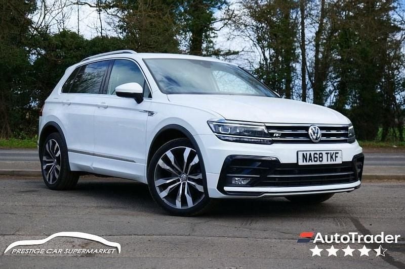 Used VW Tiguan R-line 150 HP (110 kW) 2018 White SUV