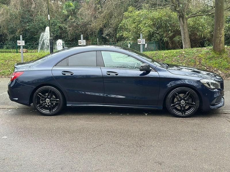 Used Mercedes CLA220 AMG line 2017 Blue Sedan