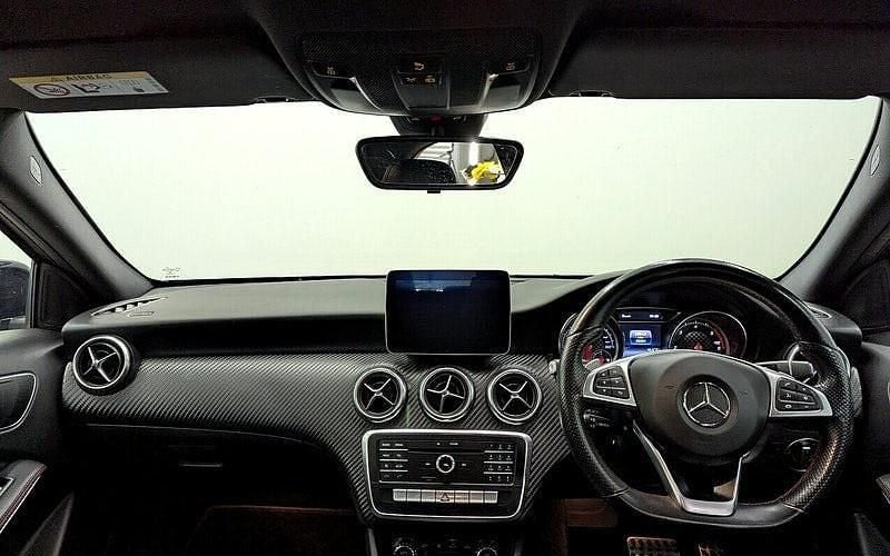 Used Mercedes A180 AMG line 109 HP (80 kW) 2018 Blue Hatchback