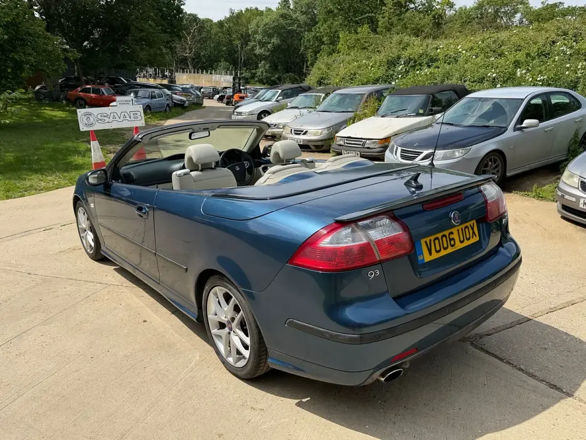 Used Saab 9-3 Aero 2006 Blue Cabriolet