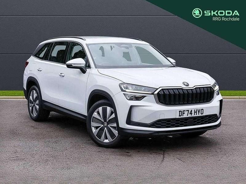Moon white metallic Used 2024 Skoda Kodiaq SE SUV | £30,200 (A bit pricey) - Image 1/4