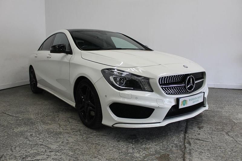 White Used 2014 Mercedes CLA220 AMG Sedan | £10,995 (Fair price) - Image 1/3