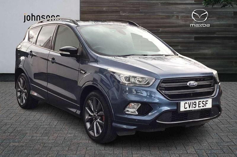 Blue Used 2019 Ford Kuga ST-Line SUV | £13,000 (Fair price) - Image 1/4