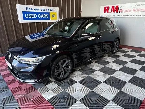 Used VW Golf VIII R-line 150 HP (110 kW) 2022 Black Hatchback