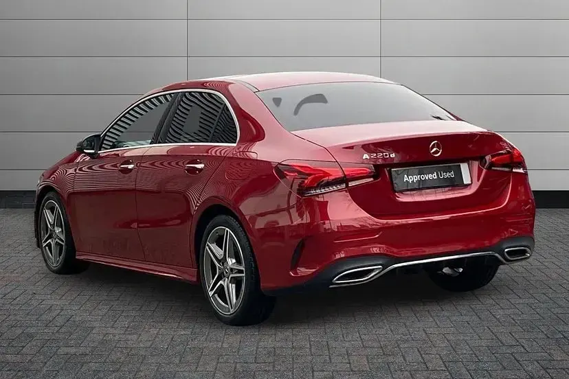 Used Mercedes A220 AMG Line Premium Plus 190 HP (139 kW) 2021 Red Sedan