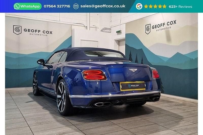 Used Bentley Continental GT Convertible Mulliner 2017 Blue Cabriolet