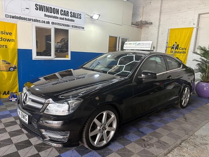 Black Used 2014 Mercedes C180 Sport Edition Coupe | £7,995 (Good price) - Image 1/4