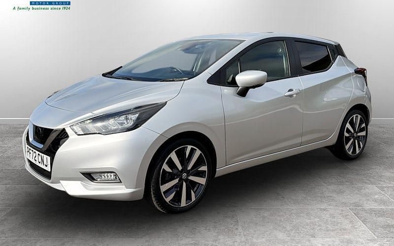 Begagnad Nissan Micra Tekna 92 HK (67 kW) 2022 Silver Halvkombi