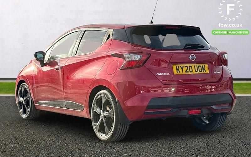 Begagnad Nissan Micra 101 HK (74 kW) 2020 Röd Halvkombi