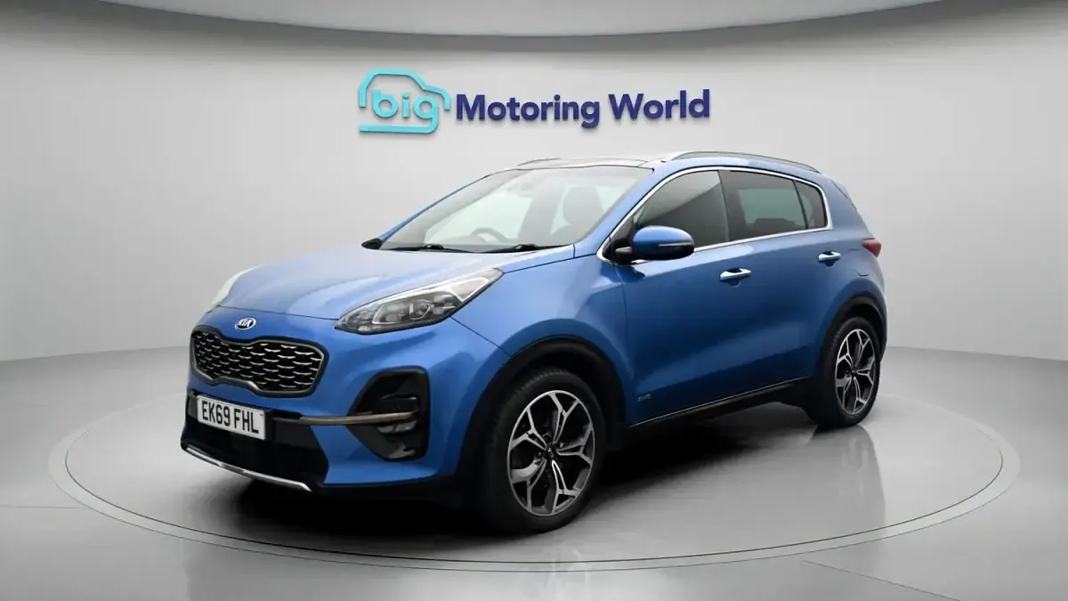 Used Kia Sportage GT-Line S 177 HP (130 kW) 2019 Blue SUV