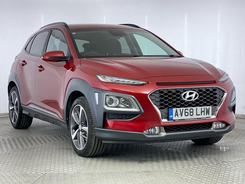 Red Used 2018 Hyundai Kona Premium SUV | £9,795 (Fair price) - Image 1/4