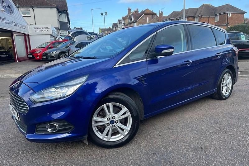 Used Ford S-MAX Titanium 150 HP (110 kW) 2017 Blue MPV