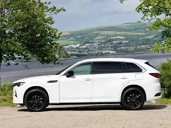 New Mazda CX-80 Homura-Line 254 HP (186 kW) 2026 Rhodium white SUV