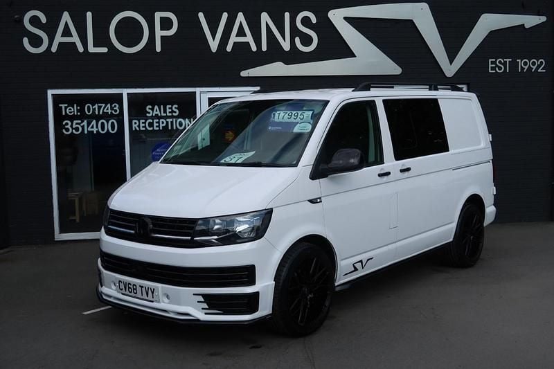 Used VW T6 Startline 102 HP (75 kW) 2018 White Van