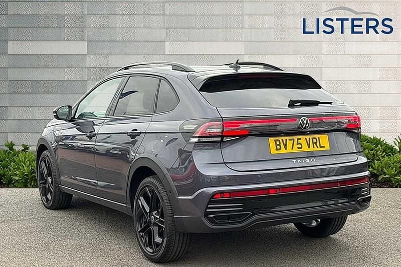 Used VW Taigo Black Edition 150 HP (110 kW) 2025 Smokey grey metallic black SUV