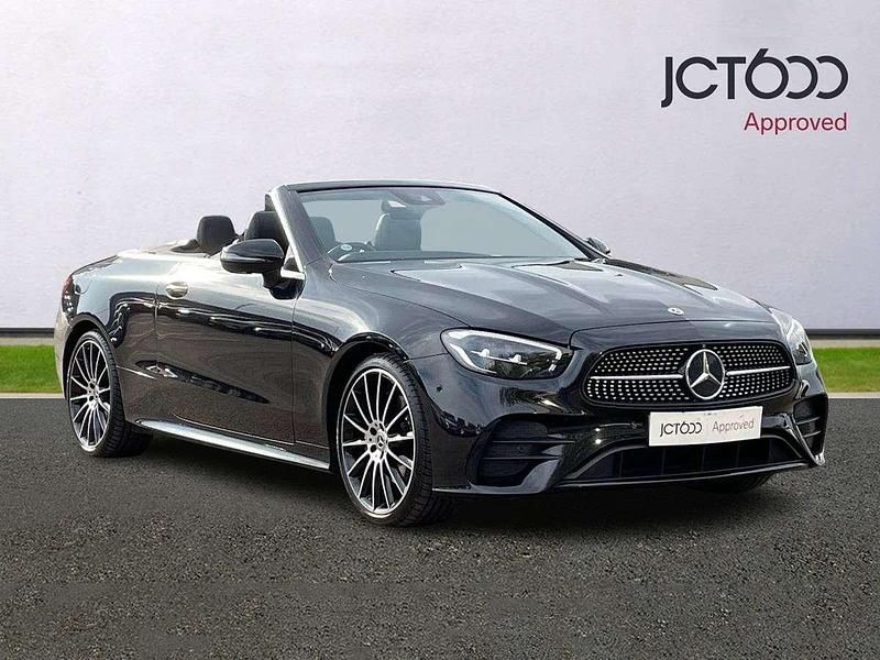 Black Used 2022 Mercedes E220 AMG line Cabriolet | £31,700 (Expensive) - Image 1/4