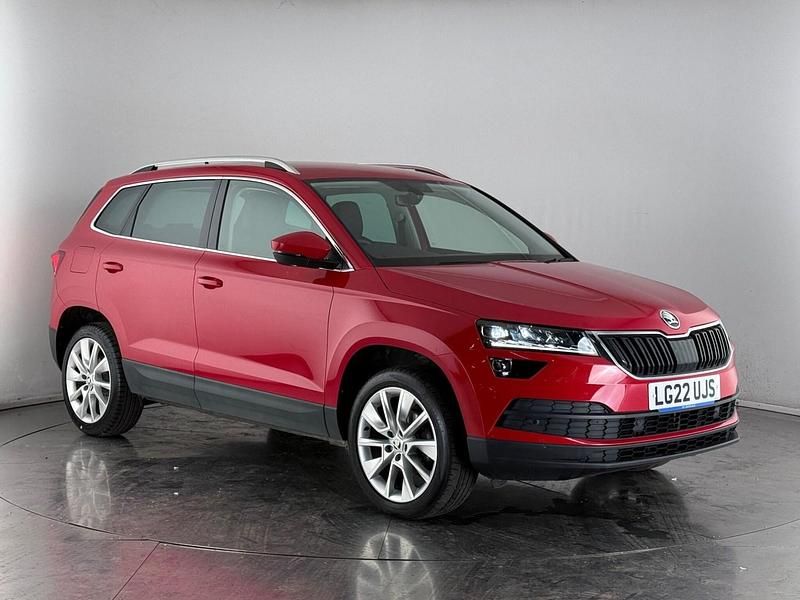 Used Skoda Karoq SE L 150 HP (110 kW) 2022 Red SUV
