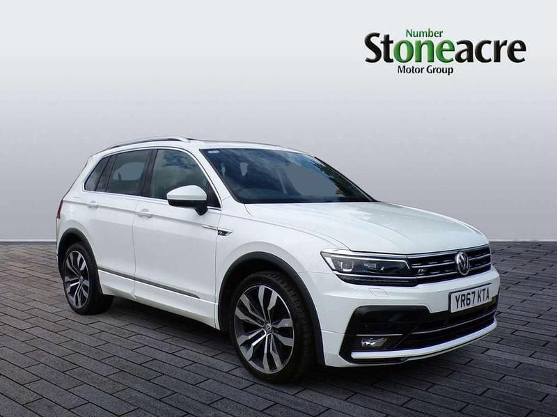 White Used 2017 VW Tiguan R-line SUV | £18,695 (Fair price) - Image 1/2