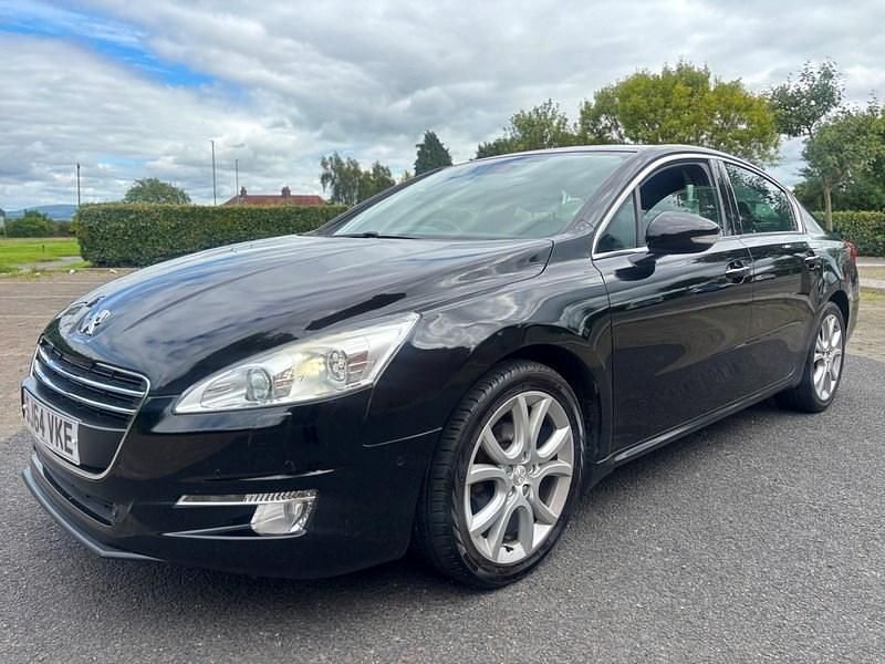 Black metallic Used 2014 Peugeot 508 Allure Sedan | £6,295 (Expensive) - Image 1/4