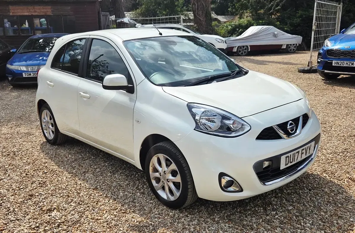 Used Nissan Micra Acenta 2017 White Hatchback