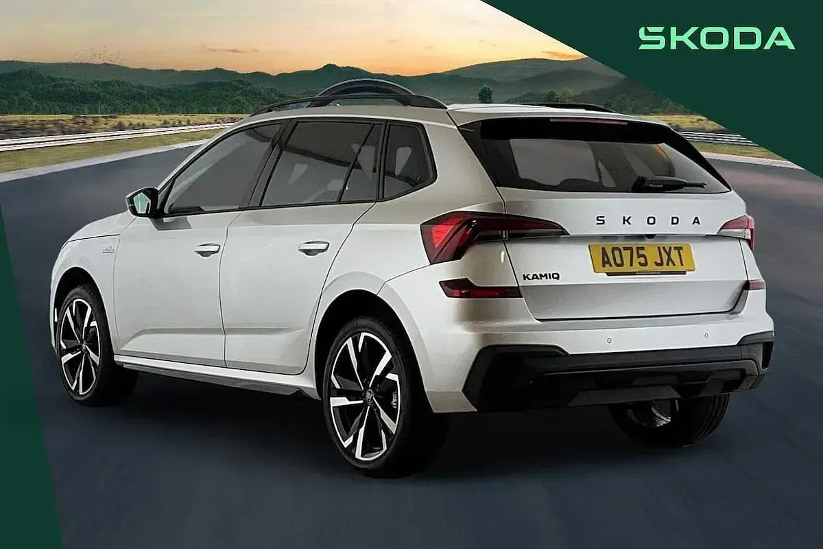 Used Skoda Kamiq Monte Carlo 150 HP (110 kW) 2025 Brilliant silver metallic SUV