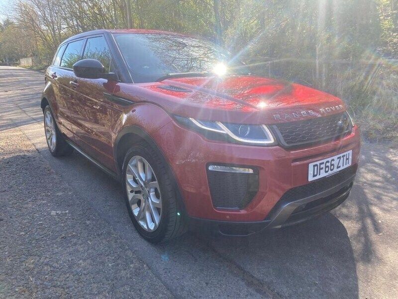 Red Used 2016 Land Rover Range Rover evoque HSE Dynamic SUV | £10,490 (Good price) - Image 1/4