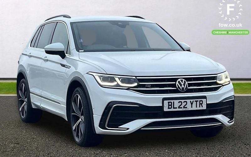 Used VW Tiguan R-line 150 HP (110 kW) 2022 White SUV