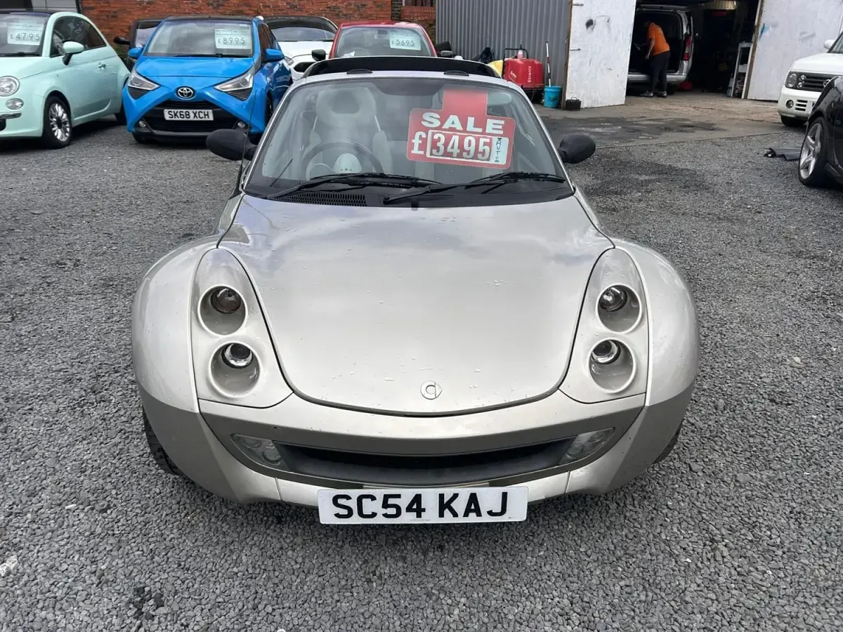 Used Smart Roadster 80 HP (58 kW) 2004 Silver Cabriolet