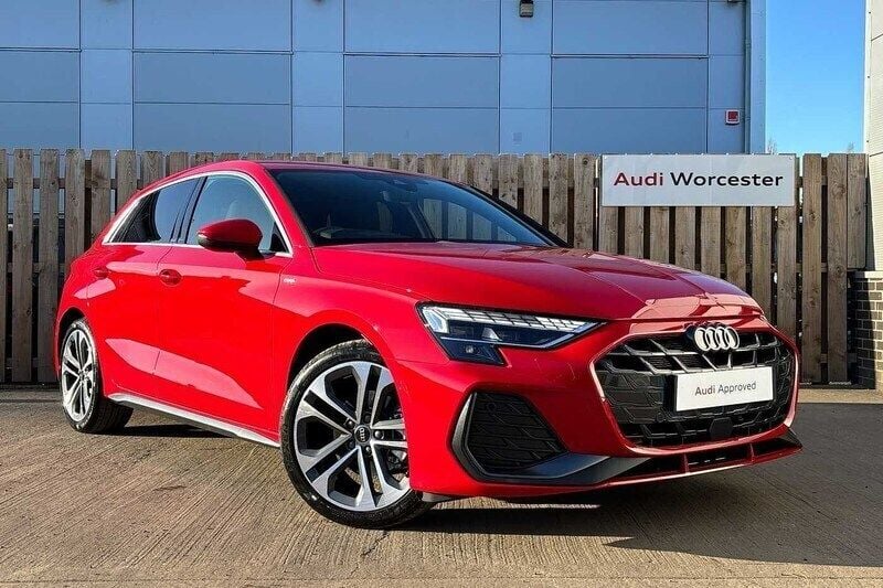 Progressive red Used 2025 Audi A3 S-Line Hatchback | £34,290 - Image 1/4