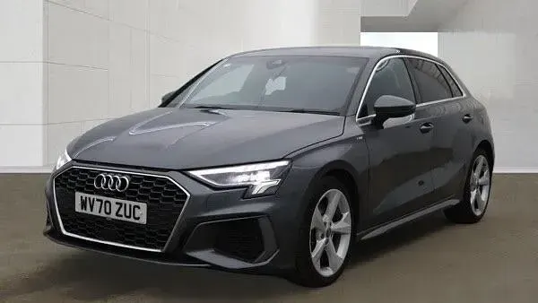 Used Audi A3 S-Line 150 HP (110 kW) 2020 Grey Sedan