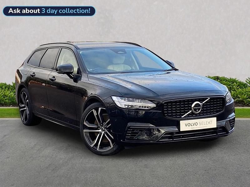 Black Used 2024 Volvo V90 Ultra Estate | £37,525 (Fair price) - Image 1/2