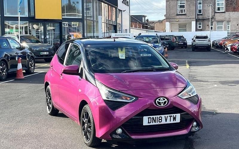 Purple Used 2018 Toyota Aygo X-cite Hatchback | £11,074 (Fair price) - Image 1/3