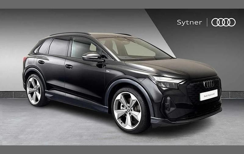 Black Used 2024 Audi Q4 e-tron Black Edition SUV | £35,500 (Super price) - Image 1/4