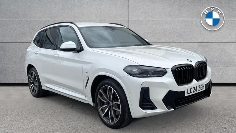 White Used 2024 BMW X3 M Sport SUV | £40,190 (Fair price) - Image 1/4