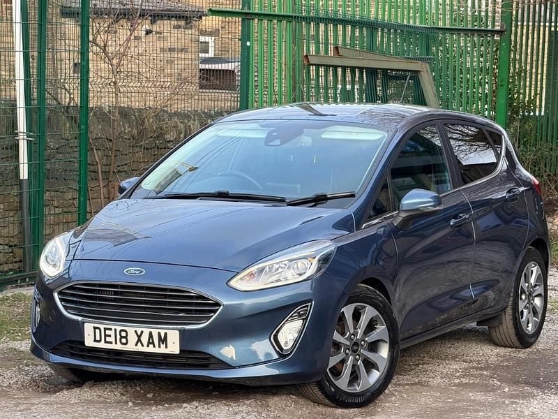 Used Ford Fiesta Titanium 2018 Blue Hatchback