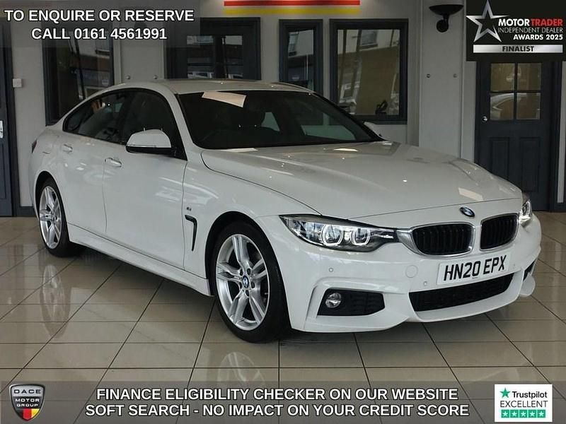 White Used 2020 BMW 420 M Sport Coupe | £15,770 (Good price) - Image 1/4