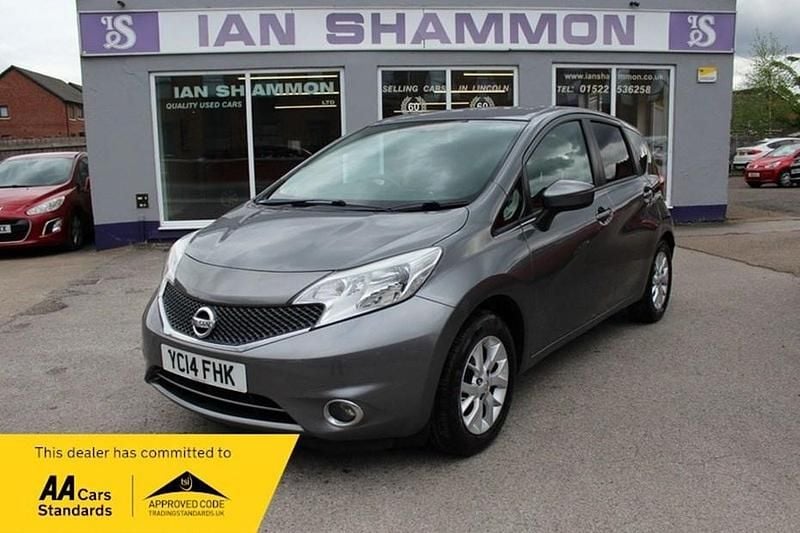 Used Nissan Note Acenta 80 HP (58 kW) 2014 Grey Hatchback