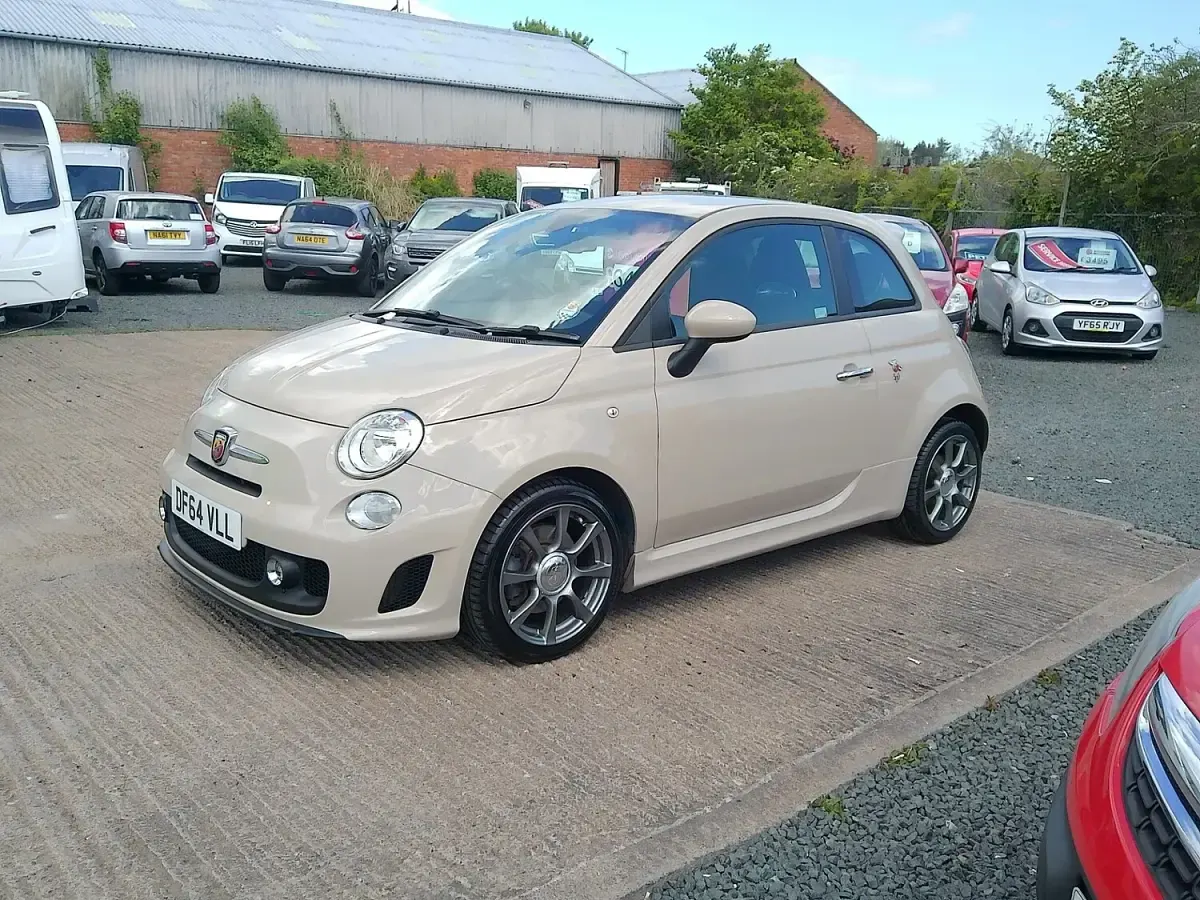 Used Abarth 500 2015 Beige Hatchback