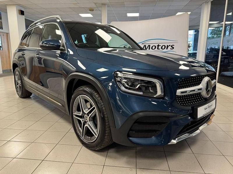 Blue Used 2021 Mercedes GLB200 AMG line SUV | £26,990 (Expensive) - Image 1/4