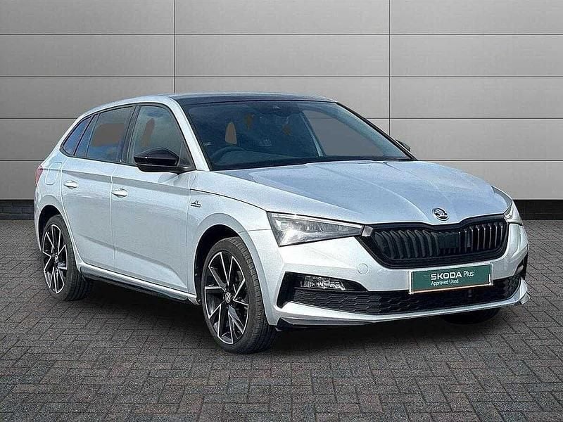 Brilliant silver metallic Used 2023 Skoda Scala Monte Carlo Hatchback | £19,000 (Fair price) - Image 1/4