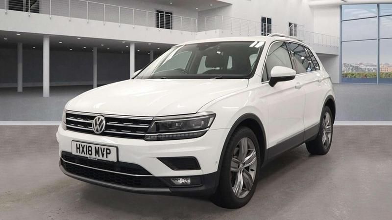 Used VW Tiguan SEL 2018 White SUV